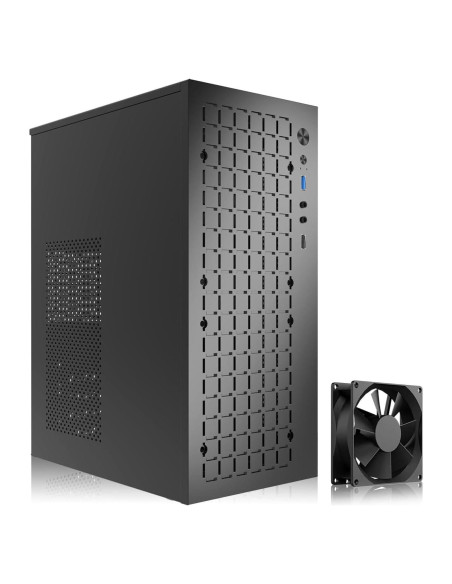 Caja de PC Micro ATX TGDGAMER H6-3000 Airflow, Negro