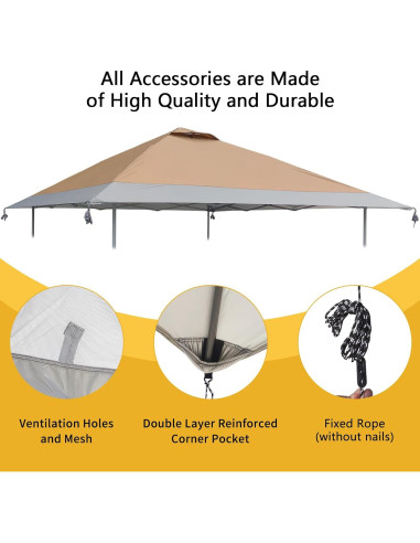 Cubierta de Reemplazo 13x13 D&ONEHOS Impermeable Oxford 300D