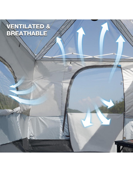 Tienda Interior de Camping REDCAMP 2.99x3.02m para 4-6 Personas