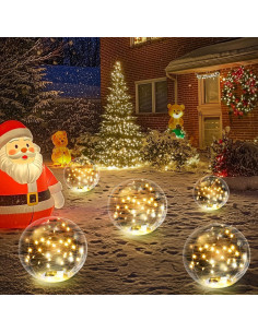 Luces de piscina flotantes solares numiko - LED 35.56 cm, 2 unidades 2