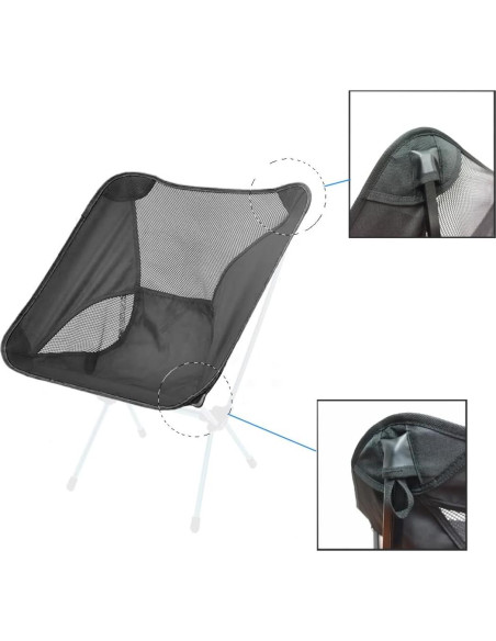 Cubierta de Tela para Silla de Camping TAGUTA Charles 54.6x61 cm Cubierta de Tela para Silla de Camping TAGUTA Charles 54.6x61 cm