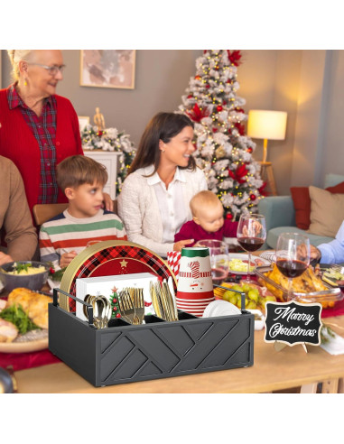 Dispensador de Platos de Papel Unistyle con 10 Carteles Pizarra