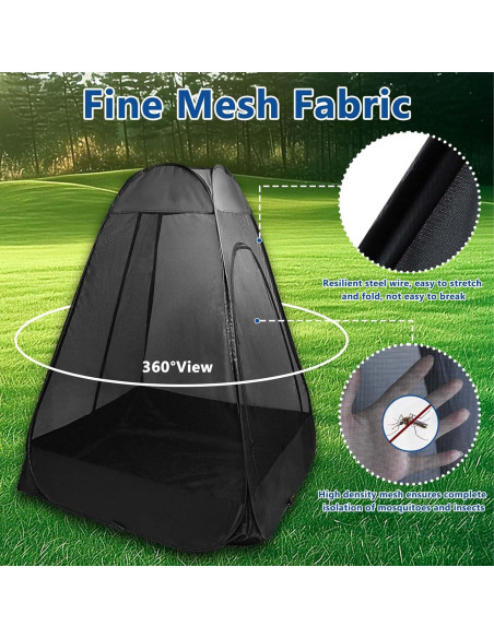 Carpa de Camping Emsiok para 1 Persona, 120x120x150cm, Malla Anti-Mosquitos Carpa de Camping Emsiok para 1 Persona, 120x120x150cm, Malla Anti-Mosquitos