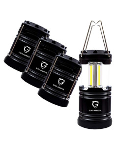 Linterna de Camping Gold Armour COB LED Portátil 4 Unidades