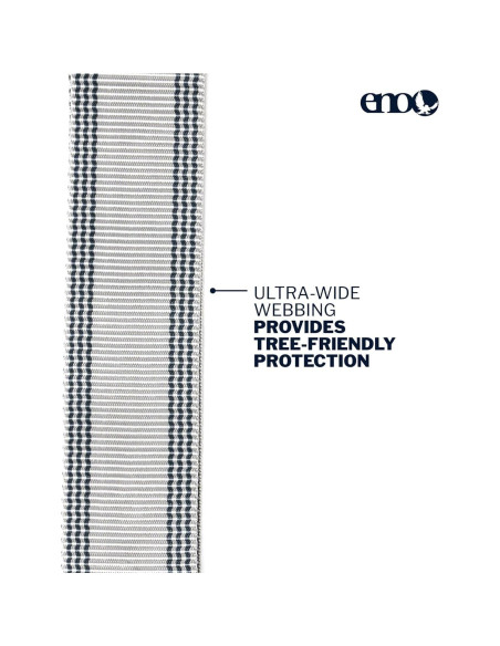 Correas para Hamacas ENO Apollo - 3.05 m - Gris Carbón