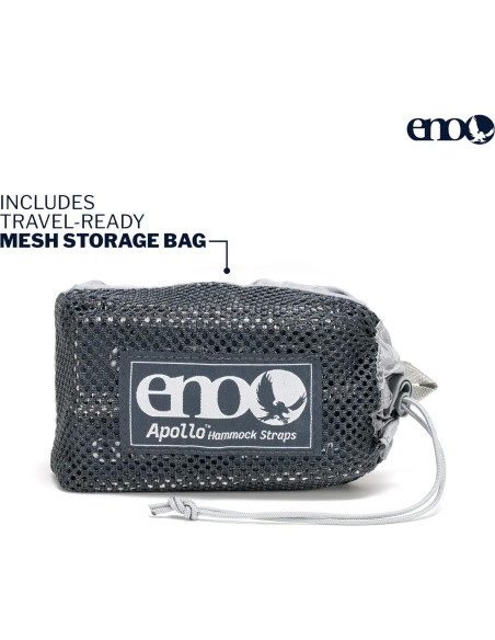 Correas para Hamacas ENO Apollo - 3.05 m - Gris Carbón