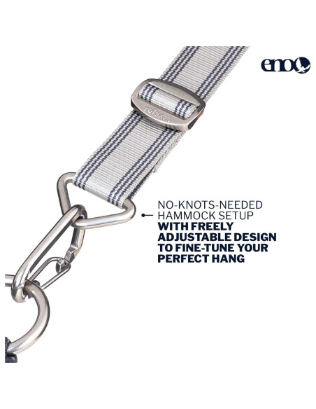 Correas para Hamacas ENO Apollo - 3.05 m - Gris Carbón