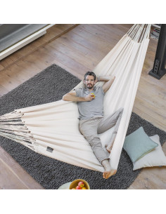 Hamaca Doble LA SIESTA Modesta Algodón Orgánico 2 Personas 2