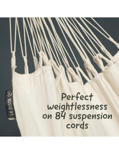 Hamaca Doble LA SIESTA Modesta Algodón Orgánico 2 Personas Hamaca Doble LA SIESTA Modesta Algodón Orgánico 2 Personas