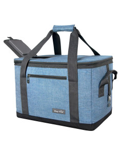Bolsa Térmica Reutilizable Hap Tim 40 Latas 30L Azul Gris