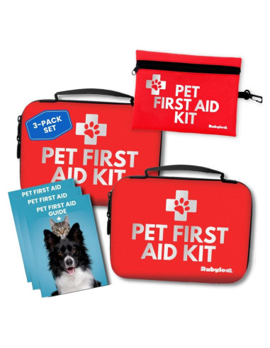 Kit de Primeros Auxilios para Perros Rubyloo - 3 Piezas