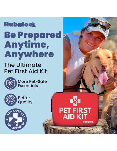 Kit de Primeros Auxilios para Perros Rubyloo - 3 Piezas