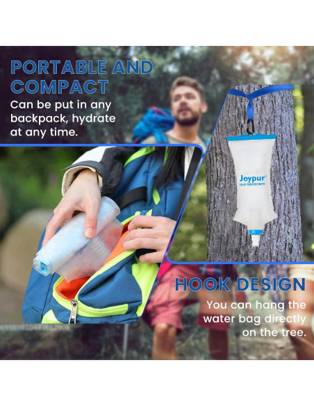 Popotes de Filtración de Agua Joypur + Filtro por Gravedad Popotes de Filtración de Agua Joypur + Filtro por Gravedad