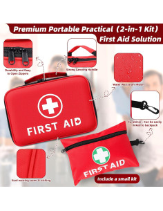 Kit de Primeros Auxilios RAINLOS Grande y Pequeño 24.89x16cm 2