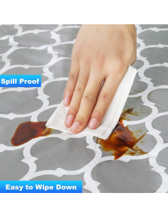 Mantel Rectangular de Vinilo Rally Home Goods 3 Piezas 76x183 cm 2