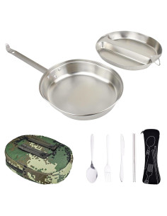 Kit de Comida Militar MASTIFF GEARS Acero Inoxidable 304
