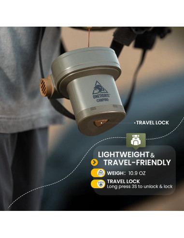 Bomba de Aire Eléctrica Portátil OneTigris ECOPULSE 450L/min