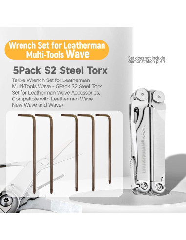 Juego de Llaves Torx Leatherman Wave - 5 Piezas Acero S2