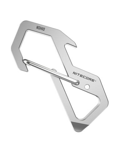 Carabiner de Titanio NITECORE NSH10 Multi-Herramienta EDC