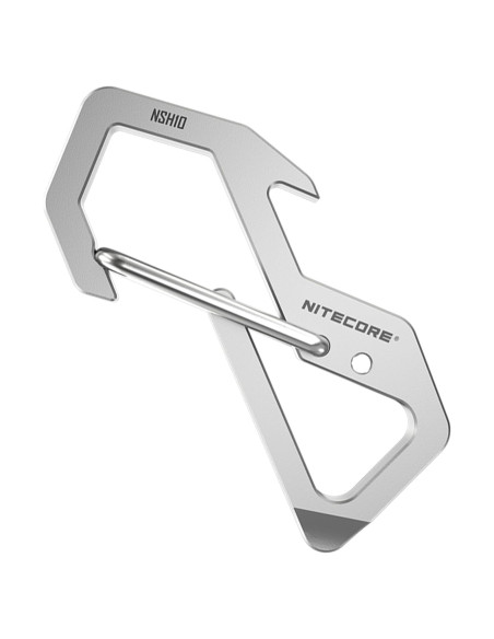 Carabiner de Titanio NITECORE NSH10 Multi-Herramienta EDC