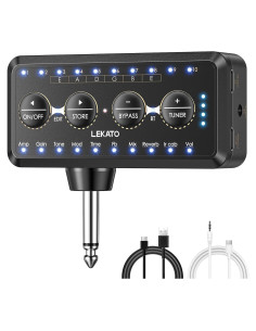 Amplificador de Auriculares LEKATO para Guitarra Eléctrica 5W