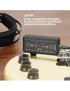 Amplificador de Auriculares LEKATO para Guitarra Eléctrica 5W 2