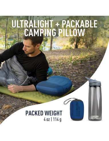 Sistema de Sueño Sea to Summit: Almohada Aeros y Forro Breeze