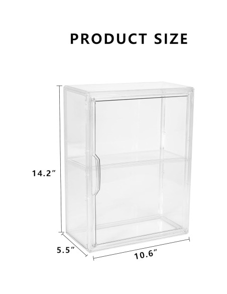 Caja de Exhibición Acrílica Satakara para Coleccionables 35 cm