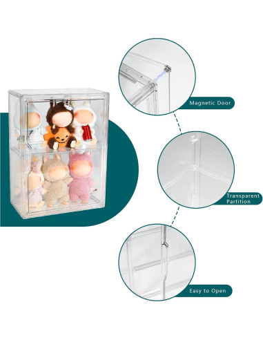 Caja de Exhibición Acrílica Satakara para Coleccionables 35 cm