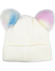 Gorro de Invierno Unicornio Brillante para Niñas 2-8 Años 2