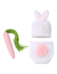 Disfraz de Conejo de Pascua IMEKIS para Bebés Recién Nacidos