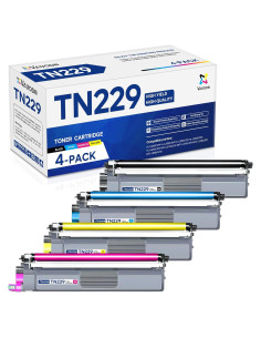 Cartucho de Tóner Compatible TN229 4-Pack Vauodn para Brother
