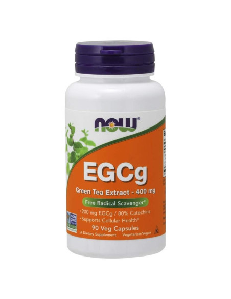 NOW Foods Extracto de Té Verde EGCg 400 mg - 90 Cápsulas Veganas NOW Foods Extracto de Té Verde EGCg 400 mg - 90 Cápsulas Veganas