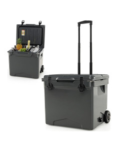 Enfriador con Ruedas Goplus 42QT Aislado Portátil Gris