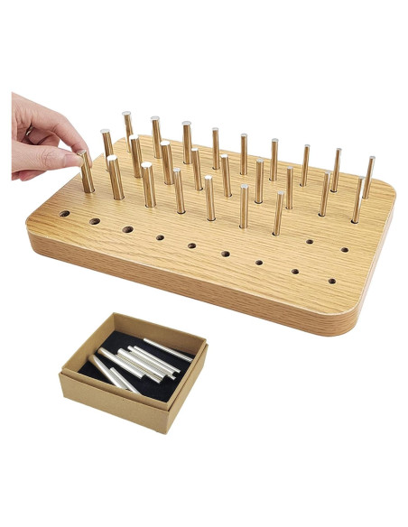 Tablero de Clavos de Madera Choonjin 36 Agujeros Terapia Ocupacional