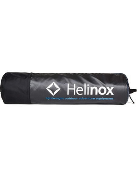 Cama de Camping Helinox Cotmax Convertible Negra 75x210 cm