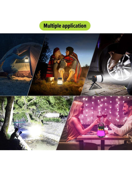 2 Linternas LED Recargables iToncs para Camping 1500 Lúmenes