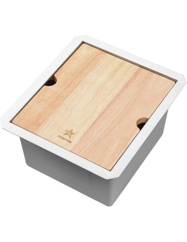 Fregadero de cocina acero inoxidable 304 STARSTAR 33x38cm