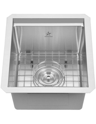 Fregadero de cocina acero inoxidable 304 STARSTAR 33x38cm