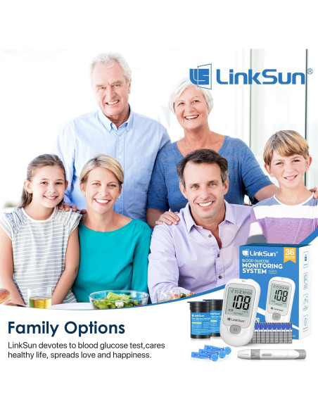 Kit de Monitor de Glucosa Bioland G-425-1 con 100 Tiras y Lancetas