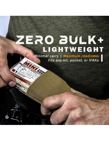 Vendaje de Compresión de Emergencia EVERLIT Mini 10x15 cm (2 unidades)