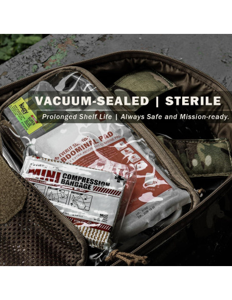 Vendaje de Compresión de Emergencia EVERLIT Mini 10x15 cm (2 unidades)