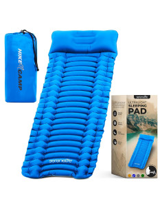 Almohadilla de Dormir Inflable SereneLife 190.5x66 cm Azul