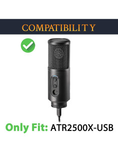 Filtros Pop SOULWIT para Micrófonos ATR2500X-USB - Negro 2