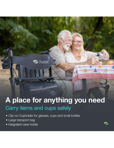 Andador Todo Terreno Helavo H1040 con Neumáticos 30.48 cm