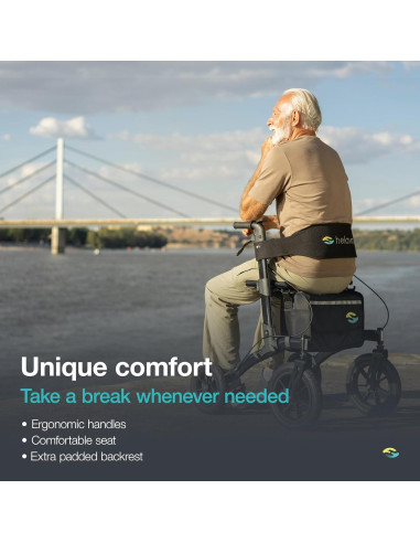 Andador Todo Terreno Helavo H1040 con Neumáticos 30.48 cm