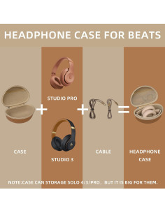 Funda para Auriculares STUKCAZE para Beats Studio Pro/3 - Resistente al Agua y Golpes 2