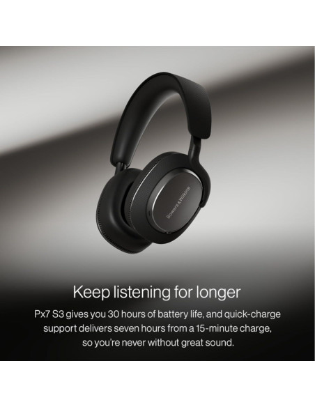 Auriculares Bowers & Wilkins Px7 S3 Bluetooth, Cancelación de Ruido, 30h