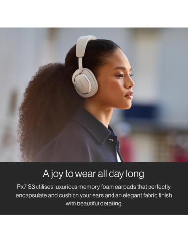 Auriculares Bowers & Wilkins Px7 S3 Bluetooth, Cancelación de Ruido, 30h