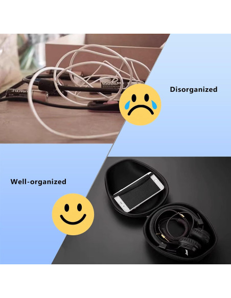 Funda Dura para Auriculares AUGLOPEQAC - Protección y Organización